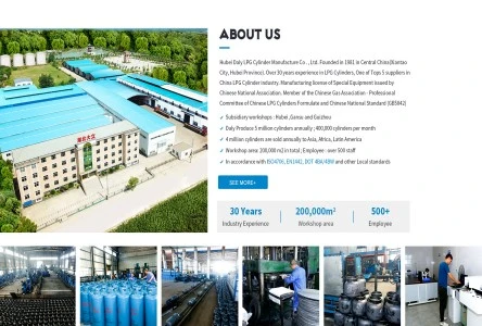 Esperjenza ta' aktar minn 30 sena fiċ-Ċilindri tal-LPG